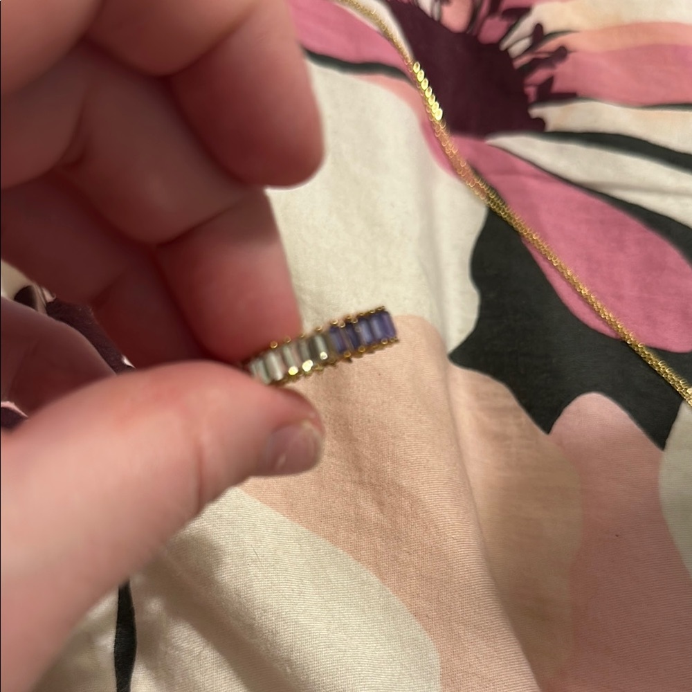 Elegant Gold and Multicolor Ring